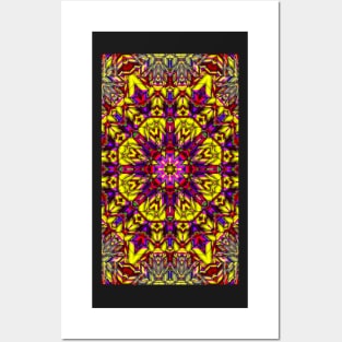 Abstract pattern, symmetrical 3 Posters and Art